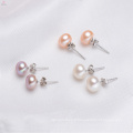 Boucles d&#39;oreilles perle en argent 925